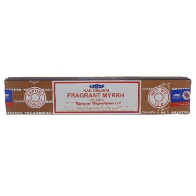 Fragrant Myrrh Satya Incense Sticks 15g Box